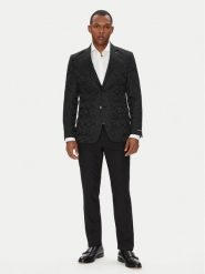 KARL LAGERFELD Marynarka 155200 553038 Czarny Slim Fit. Czarne marynarki męskie Karl Lagerfeld, bez wzorów, z syntetyku. Za 1,239.00 zł.