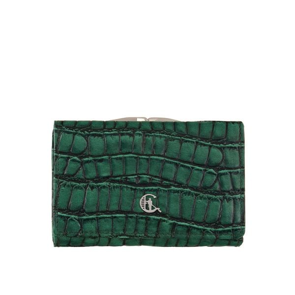 Portfel damski Canaletto ze skóry croco PD1224cs292 RFID. Zielone portfele damskie bez wzorów, ze skóry. Za 151.05 zł.