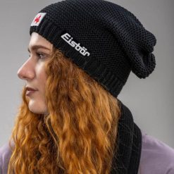 Czapka Eisbar Corson OS MÜ SA. Czarne czapki męskie Eisbar, bez wzorów, z wełny, sportowe. Za 182.23 zł.