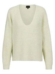 Herrlicher Sweter "Lini" w kolorze zielonym rozmiar: L. Zielone swetry klasyczne damskie Herrlicher, l, ze splotem, bez kołnierzyka. Za 177.32 zł.