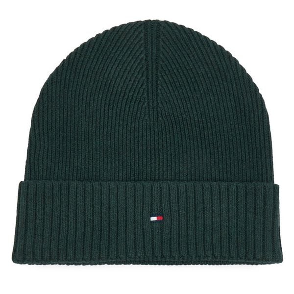 Czapka Tommy Hilfiger. Zielone czapki męskie Tommy Hilfiger, na zimę, bez wzorów. Za 189.99 zł.