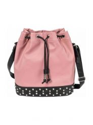 Stylowa torebka worek – Dusty Rose 25L Meatfly. Czerwone torebki klasyczne damskie Meatfly, bez wzorów, z materiału, bez dodatków. Za 203.99 zł.