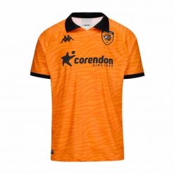 Koszulka Wyjazdowa Hull City 2024/25. Brązowe t-shirty sportowe męskie Kappa, z jersey, bez ramiączek, do piłki nożnej. W wyprzedaży za 295.90 zł.
