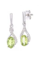 Revoni Złote kolczyki-wkrętki z diamentami rozmiar: onesize. Szare kolczyki damskie Revoni, z diamentem, złote. Za 1,130.99 zł.