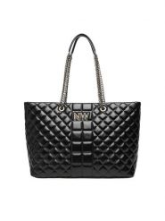 Nine West Torebka EO- VERMONT-III-LDA8407 Czarny. Czarne torebki klasyczne damskie Nine West, bez wzorów, z materiału, bez dodatków. Za 399.99 zł.