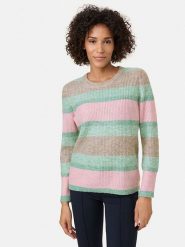 Gerry Weber Sweter ze wzorem rozmiar: 38. Swetry klasyczne damskie Gerry Weber, z wełny, bez kołnierzyka. Za 166.88 zł.