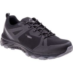 Buty Elbrus Wesko Wp 92800401554 czarne. Czarne buty trekkingowe męskie z gumy, bez zapięcia. Za 396.74 zł.