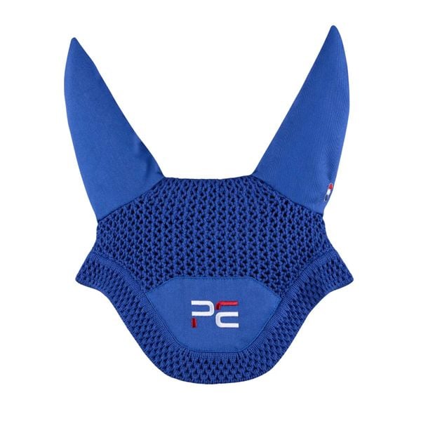 Krótka czapka dla konia Premier Equine Sport. Niebieskie czapki męskie PREMIER EQUINE, bez wzorów, z koronki, eleganckie. Za 223.50 zł.