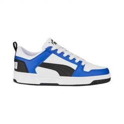 Buty do chodzenia damskie Puma Rebound Layup Lo Sl Jr. Białe obuwie do biegania damskie Puma. W wyprzedaży za 189.00 zł.