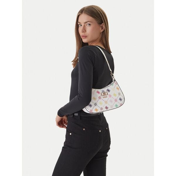 Torebka Guess. Białe torebki klasyczne damskie Guess, z aplikacjami, bez dodatków. Za 549.99 zł.