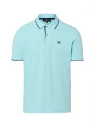 Nils Sundström koszulka polo Mężczyźni Bawełna niebieski, S. Niebieskie koszulki polo męskie Nils Sundström, m, bez wzorów, z bawełny, bez ramiączek. Za 129.95 zł.