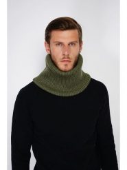 C& Jo Szal-koło w kolorze khaki rozmiar: onesize. Brązowe szaliki męskie C& Jo, bez wzorów, z kaszmiru. Za 100.28 zł.