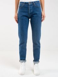 Jeansy damskie z kolekcji Authentic granatowe Authentic 500. Niebieskie jeansy damskie Big Star. W wyprzedaży za 219.99 zł.