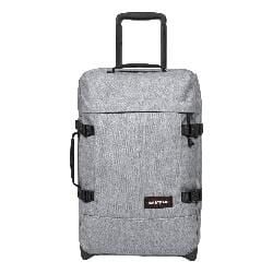 Torba podróżna Eastpak Tranverz S. Szare torebki klasyczne damskie Eastpak, bez wzorów, z materiału, bez dodatków. Za 620.90 zł.