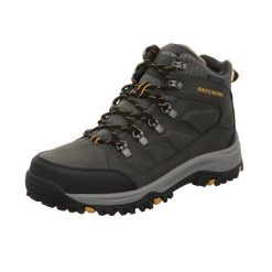 Buty trekkingowe męskie Skechers Relment Daggett. Czarne buty trekkingowe męskie Skechers, z gumy, za kostkę, bez zapięcia. Za 427.00 zł.