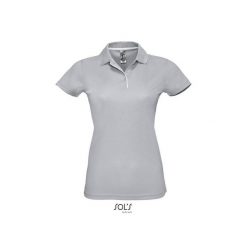 Damska Sportowa Koszulka Polo Performer. Niebieskie bluzki sportowe damskie SOL'S, s, bez kołnierzyka, bez ramiączek. Za 80.99 zł.