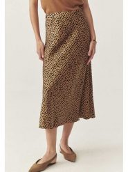 TATUUM Spódnica w kolorze jasnobrązowo-czarnym rozmiar: 38. Brązowe spódniczki damskie Tatuum, bez wzorów, z wiskozy, z podwyższonym stanem, midi. Za 147.95 zł.