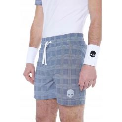 Spodenki tenisowe męskie Hydrogen Tech Shorts. Szare szorty męskie HYDROGEN, bez wzorów, sportowe. Za 249.00 zł.