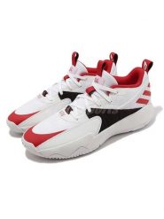 Adidas Buty "Dame Certified" w kolorze biało-czerwono-czarnym do koszykówki rozmiar: 42 2/3. Białe buty fitness męskie Adidas, do koszykówki. Za 253.95 zł.