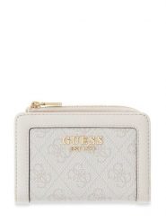 Guess Portfel Lindsey Slg SWSG97 49156 Beżowy. Brązowe portfele damskie Guess, z aplikacjami, ze skóry. Za 237.99 zł.