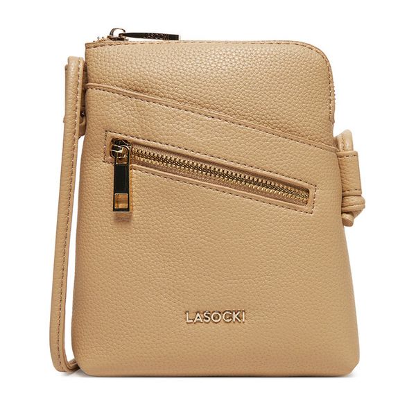 Torebka Lasocki. Brązowe listonoszki damskie Lasocki, bez wzorów, bez dodatków. Za 129.99 zł.