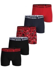 Bjorn_borg COTTON STRETCH BOXER 5p – MULTIPACK 1. Bokserki męskie Björn Borg, bez wzorów. Za 359.00 zł.