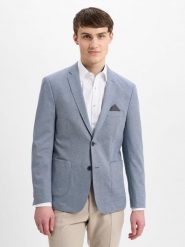 Finshley & Harding kurtka casualowa - Maarten Mężczyźni Modern Fit niebieski, 48. Niebieskie kurtki męskie Finshley & Harding, m, bez wzorów, eleganckie, bez kaptura. Za 699.95 zł.