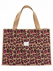 Zwillingsherz Shopper bag "Leo" w kolorze jasnobrązowym - 49 x 38 cm rozmiar: onesize. Brązowe shopper bag damskie Zwillingsherz, bez wzorów, z materiału, na ramię, bez dodatków. Za 99.95 zł.