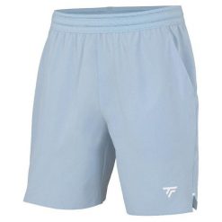 Męskie spodenki tenisowe Tecnifibre Team Stretch Short. Niebieskie szorty męskie TECNIFIBRE, bez wzorów, sportowe. Za 199.99 zł.