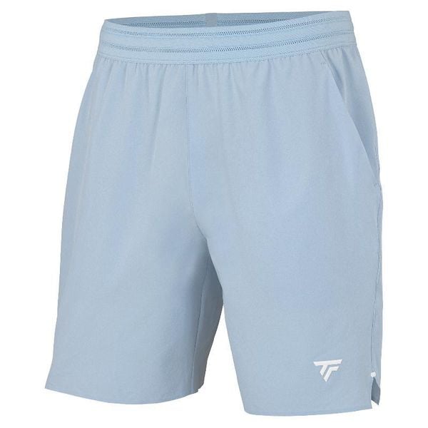 Męskie spodenki tenisowe Tecnifibre Team Stretch Short. Niebieskie szorty męskie TECNIFIBRE, bez wzorów, sportowe. Za 199.99 zł.