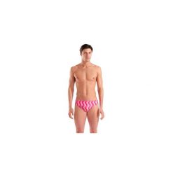 Kąpielówki męskie Arena Ripple Print Swim Briefs 95. Czerwone kąpielówki męskie Arena, m, bez wzorów, do pływania. Za 195.49 zł.