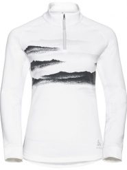 Odlo Bluza polarowa "Berra Graphic" w kolorze białym rozmiar: L. Białe bluzy bez kaptura damskie Odlo, l, z materiału. Za 188.85 zł.