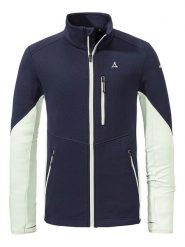 Schöffel Kurtka polarowa "Lodron" w kolorze granatowo-białym rozmiar: 54. Białe kurtki męskie Schöffel, bez wzorów, z materiału, bez kaptura. Za 244.22 zł.