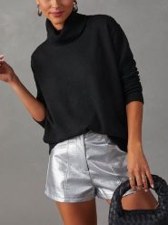 Milan Kiss Golf w kolorze czarnym rozmiar: S. Czarne golfy damskie Milan Kiss, s, bez wzorów, bez ramiączek. Za 130.99 zł.