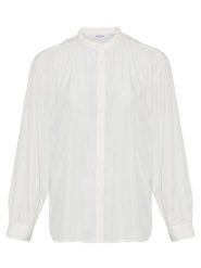 MOSS COPENHAGEN Koszula "Miranda" w kolorze białym rozmiar: XL. Białe koszule damskie MOSS COPENHAGEN, s, bez wzorów, z wiskozy, bez kołnierzyka, bez ramiączek. Za 92.42 zł.
