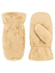 Zwillingsherz Rękawiczki "Fury" w kolorze beżowym rozmiar: onesize. Brązowe rękawiczki damskie Zwillingsherz, bez wzorów, z polaru. Za 95.92 zł.