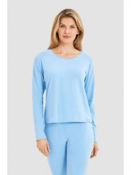 Rösch Koszulka funkcyjna w kolorze błękitnym rozmiar: M. Niebieskie bluzki sportowe damskie RÖSCH, m, bez wzorów, z materiału, bez ramiączek. Za 100.52 zł.