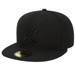 Męska czapka z daszkiem New Era New York Yankees MLB 59FIFTY Cap. Czarne czapki męskie New Era, bez wzorów, casualowe. Za 213.50 zł.