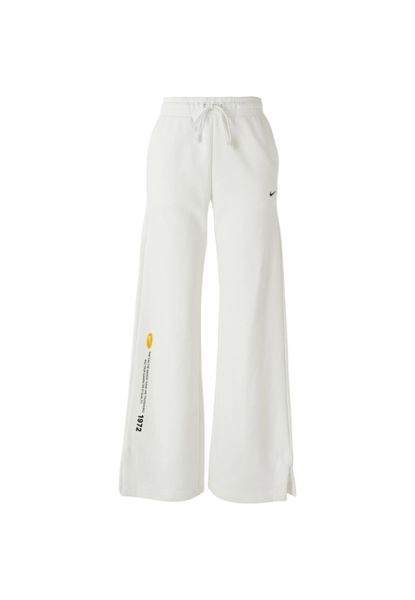 Spodnie damskie Nike Sportswear biały. Białe spodnie materiałowe damskie Nike, bez wzorów, z materiału, sportowe. Za 336.50 zł.
