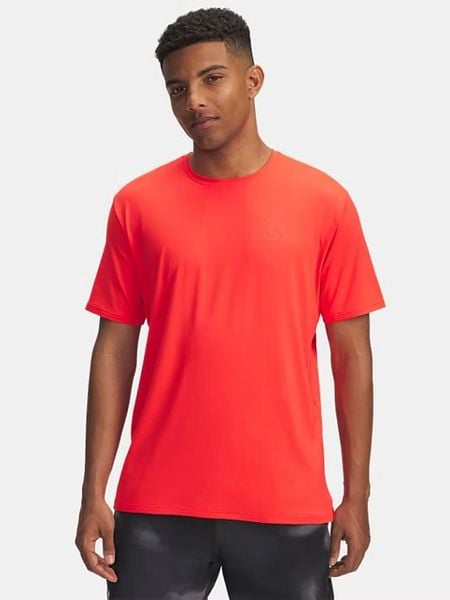 Under Armour Koszulka sportowa "Vanish Energy" w kolorze pomarańczowym rozmiar: L. Pomarańczowe t-shirty sportowe męskie Under Armour, l, z materiału, bez ramiączek, outdoorowe. Za 100.52 zł.