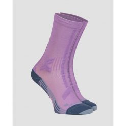 Skarpety X-Socks Trailrun Discover Crew. Fioletowe skarpetki damskie X-Socks, bez wzorów. W wyprzedaży za 100.00 zł.