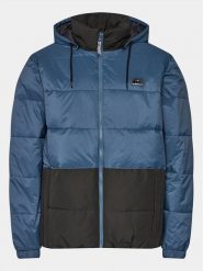 Quiksilver Kurtka puchowa Wolfs EQYJK03990 Niebieski Regular Fit. Niebieskie kurtki męskie Quiksilver, m, bez wzorów, z puchu, bez kaptura. Za 499.99 zł.