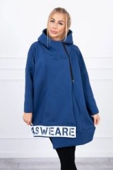 Bluza ocieplana z suwakiem jeansowa. Bluzy z kapturem damskie KESI, l, z bawełny. Za 278.10 zł.