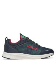 HUGO Sneakersy G00304 M Granatowy. Niebieskie buty sportowe chłopięce Hugo, z materiału, bez zapięcia. Za 309.99 zł.