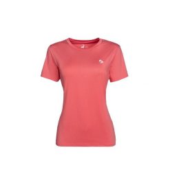 Koszulka sportowa damska AULP TIKKY oddychająca szybkoschnąca techniczna. Czerwone bluzki sportowe damskie Aulp, l, bez kołnierzyka, bez ramiączek. W wyprzedaży za 59.99 zł.