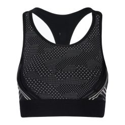 Biustonosz fitness STRONG ID Make The Cut. Czarne biustonosze sportowe damskie STRONG ID, bez wzorów, z poliesteru. Za 129.99 zł.