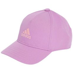 Czapka z daszkiem adidas LK. Fioletowe czapki męskie Adidas, bez wzorów, z bawełny. Za 59.00 zł.