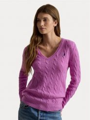 Polo Ralph Lauren Sweter 211971866504 Różowy Slim Fit. Czerwone swetry klasyczne damskie Polo Ralph Lauren, xs, z wełny, bez kołnierzyka. Za 1,199.00 zł.