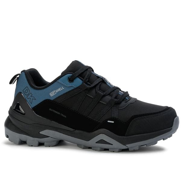 Buty męskie sportowe trekkingowe turystyczne DK VENOM SOFTSHELL. Czarne buty trekkingowe męskie DK, m, bez wzorów, z materiału, bez kaptura. Za 199.00 zł.