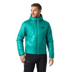 Kurtka narciarska Helly Hansen Odin Everdown. Zielone kurtki męskie Helly Hansen, m, bez wzorów, z kapturem, narciarskie. Za 1,923.50 zł.